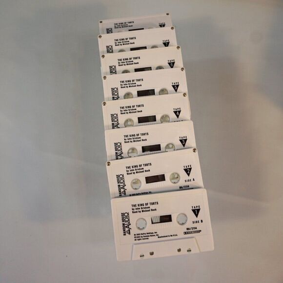 The King of Torts by John Grisham Audio Book On 8 Cassettes Commute Listening - Picture 7 of 7